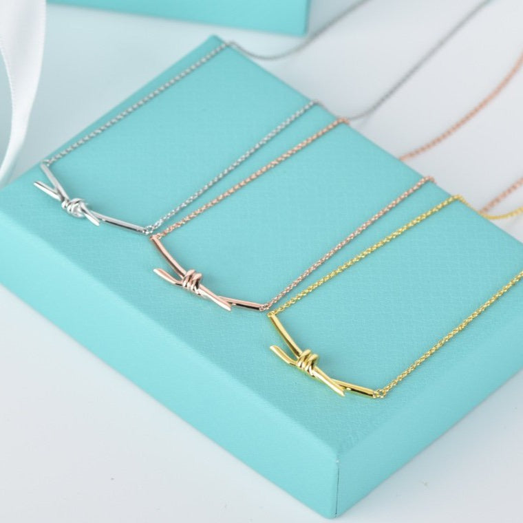 [Stellar jewels]KNOT NECKLACE