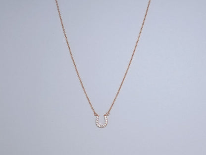 [Stellar jewels]U PEDANT DIAMOND NECKLACE
