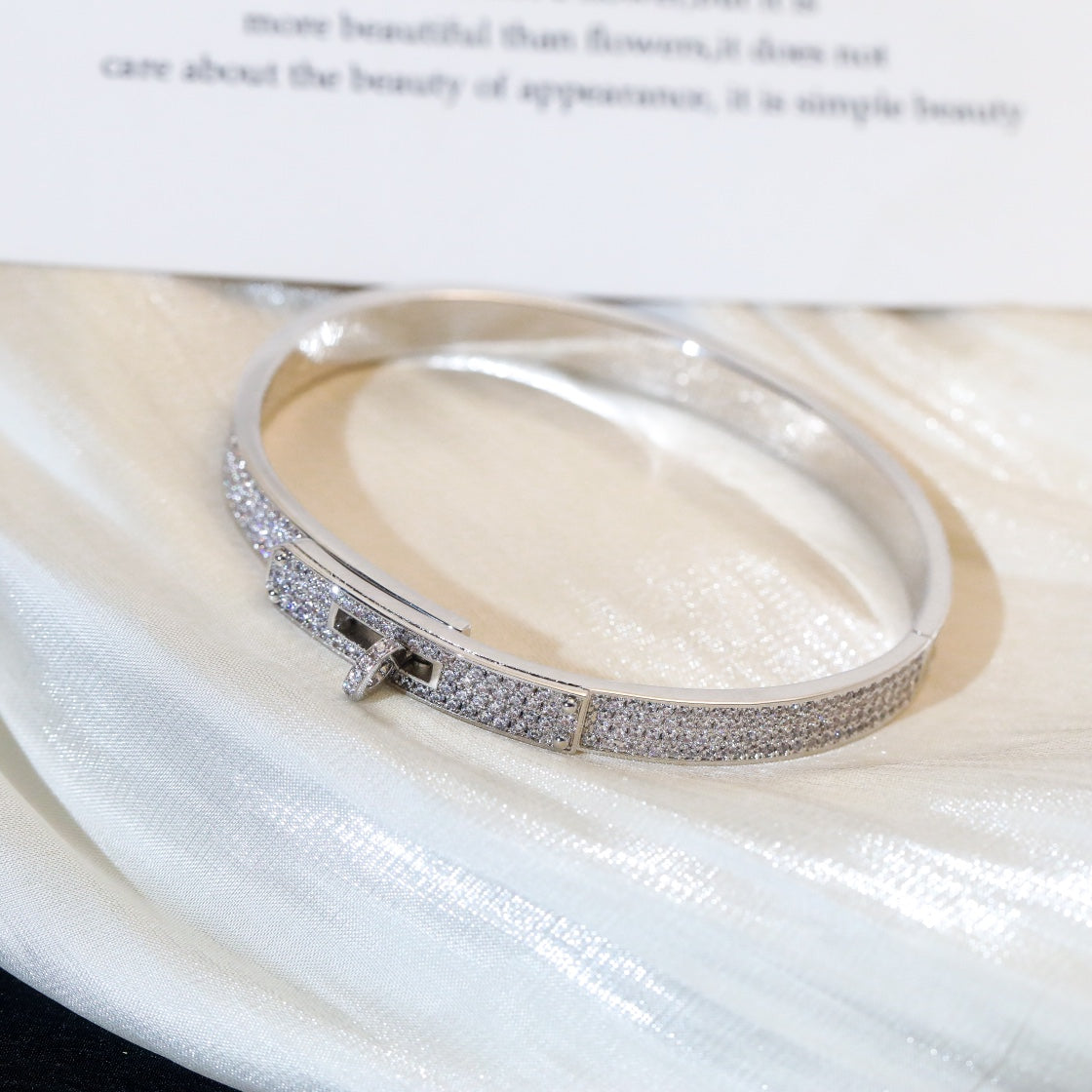 [Stars Jewelry]KELLY BRACELET DIAMOND PAVED