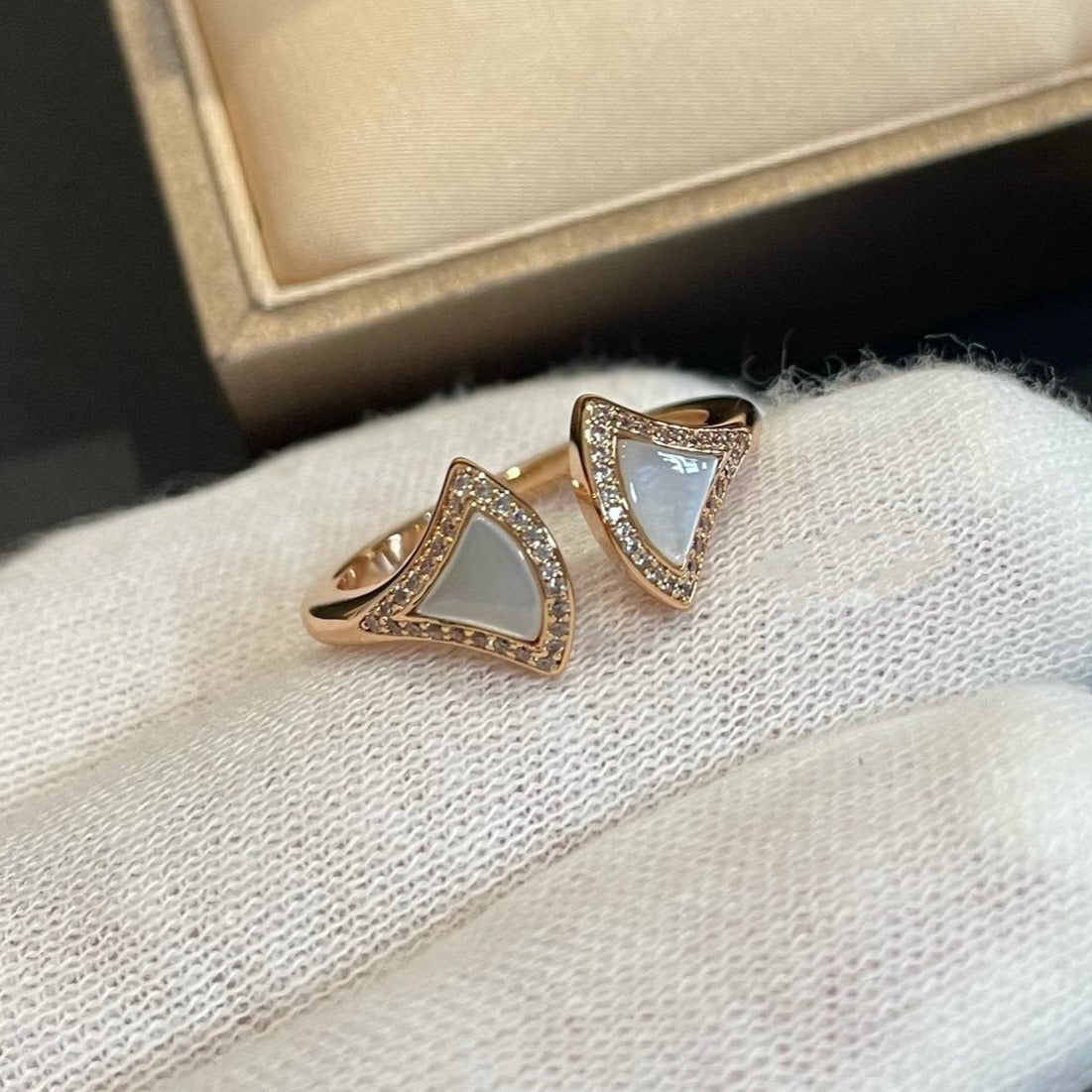 [Stars Jewelry]DREAM MOP DIAMOND OPEN RING
