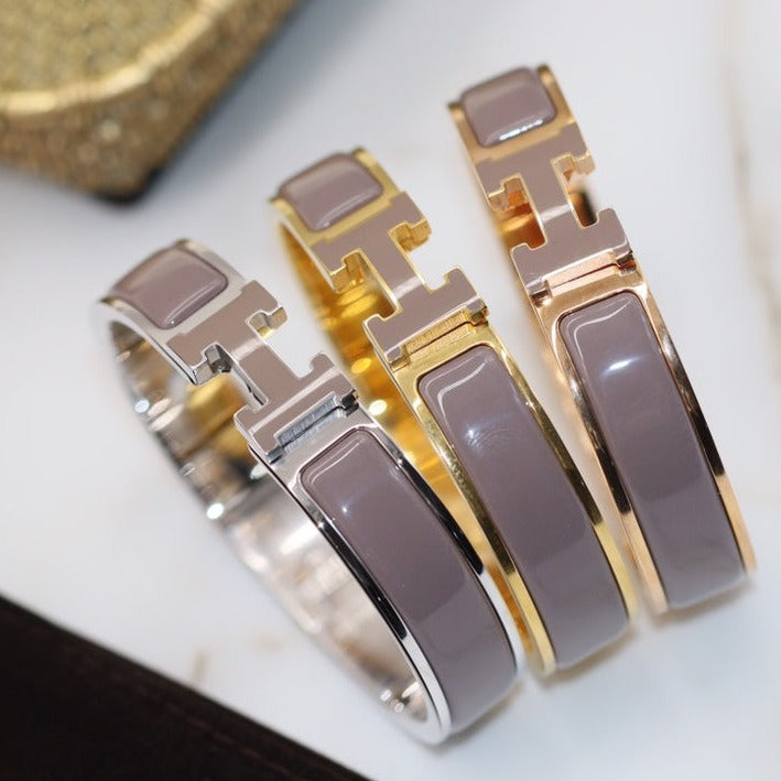 [Stars Jewelry]H BRACELET 12MM BROWN