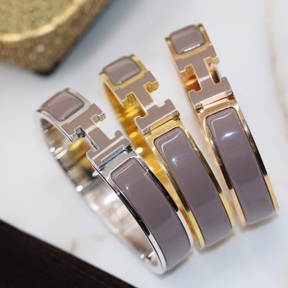 [Stars Jewelry]H BRACELET 12MM BROWN