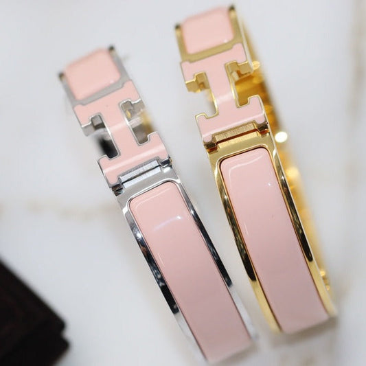 [Stars Jewelry]H BRACELET 12MM PINK