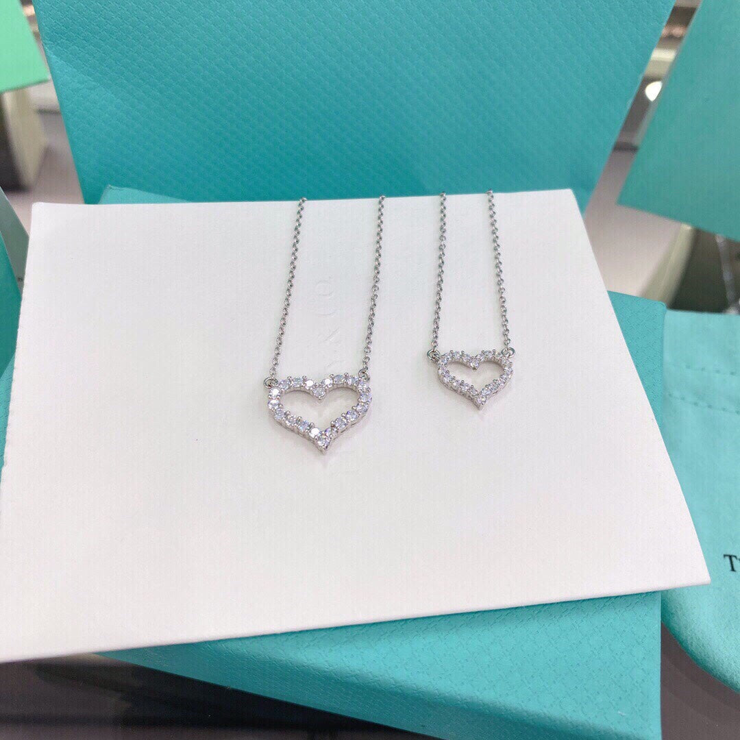[Stellar jewels]HEART-SHAPED DIAMOND NECKLACE
