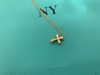 [Stellar jewels]CROSS PENDANT MINI BARE CROSS NECKLACE
