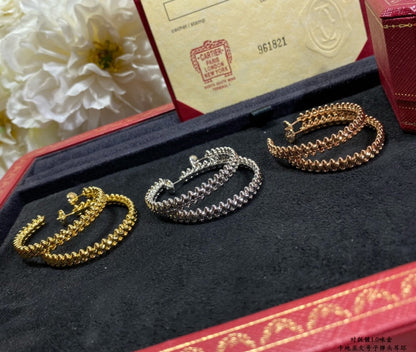 [Stars Jewelry]CLASH LARGE HOOP EARRINGS