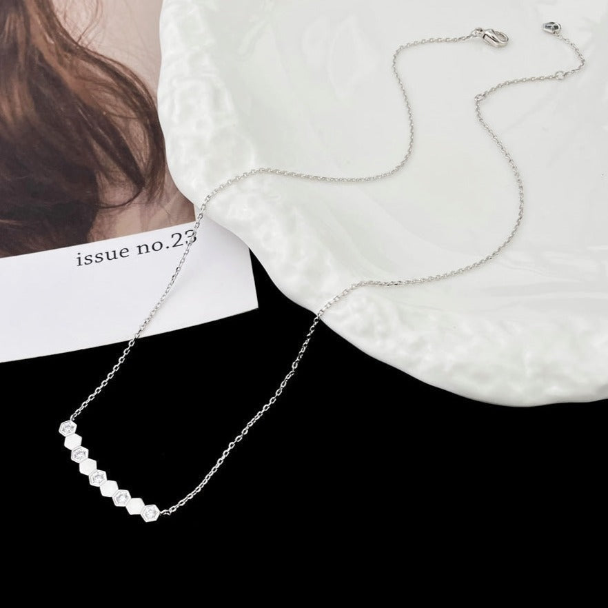 [Stars Jewelry]BEE MY LOVE DIAMOND NECKLACE