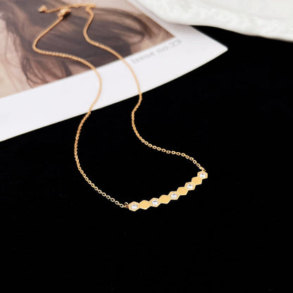 [Stars Jewelry]BEE MY LOVE DIAMOND NECKLACE