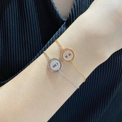 [Stars Jewelry]LUCKY MOVE DIAMOND PAVED BRACELET