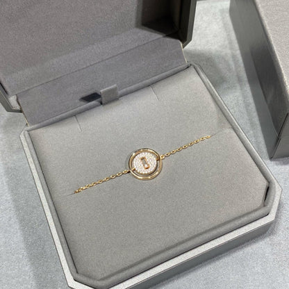 [Stars Jewelry]LUCKY MOVE DIAMOND PAVED BRACELET