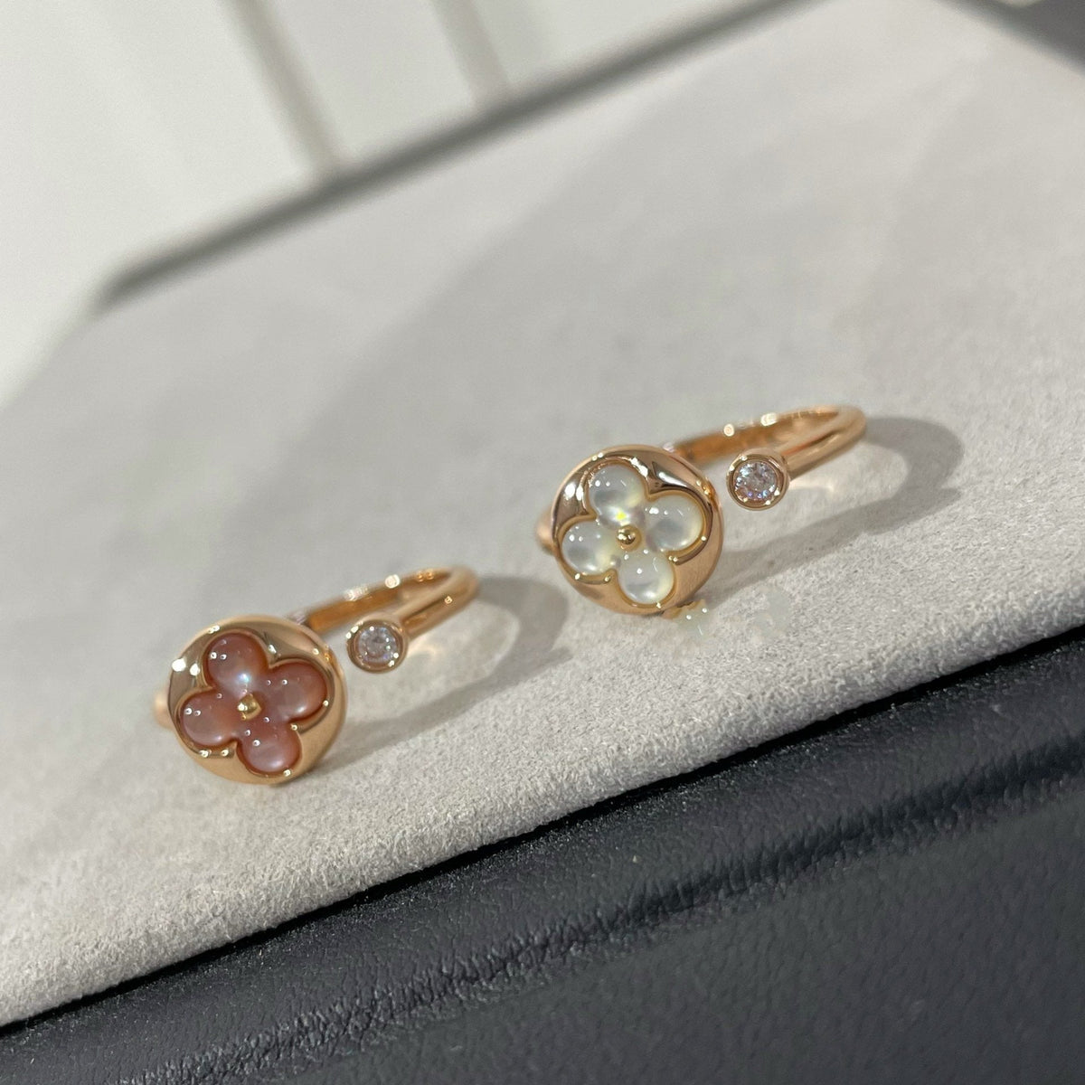 [Stars Jewelry]SUN 1 DIAMOND PINK MOP RING