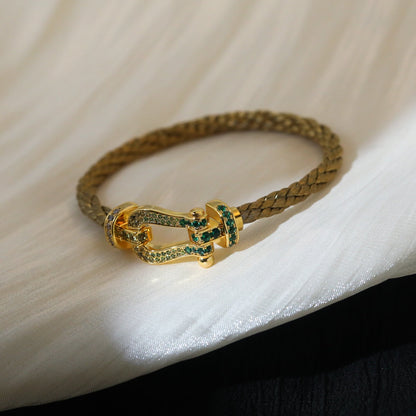 [Stars Jewelry]FORCE 10 GOLD GREEN DIAMOND PAVED