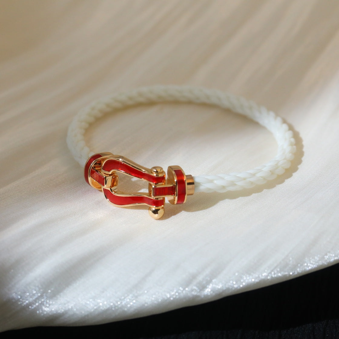 [Stars Jewelry]FORCE 10 WHITE TEXTILE DIAMOND PAVED