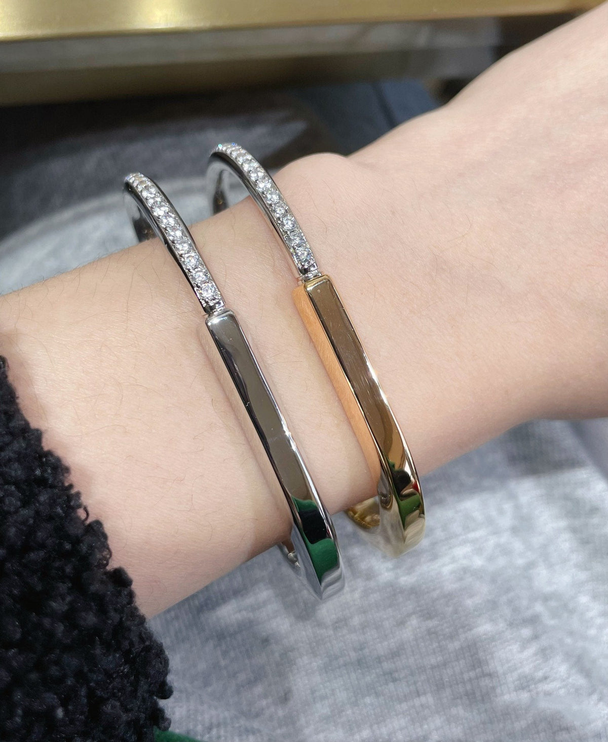 [Stellar jewels]LOCK BRACELET DIAMOND