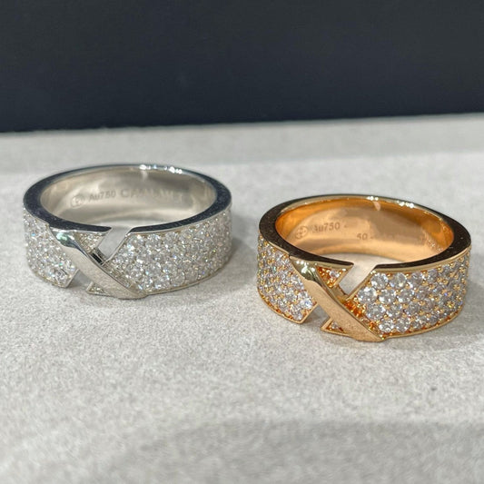 [Stars Jewelry]LIENS EVIDENCE  DIAMOND PAVED RING