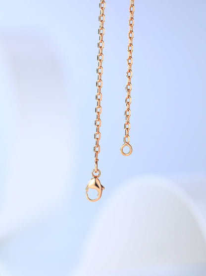 [Stars Jewelry]H CAGE PINK GOLD NECKLACE