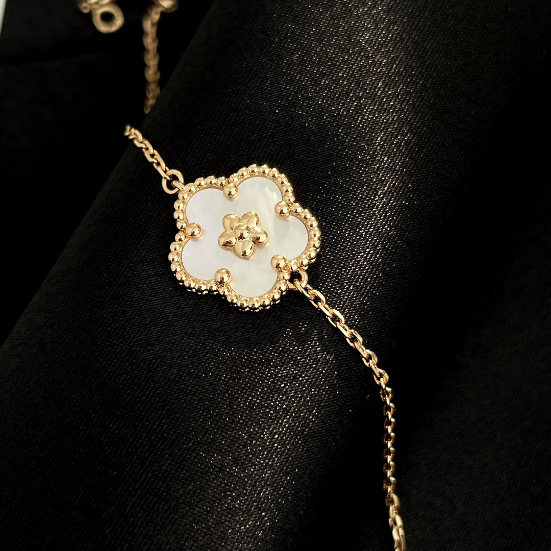 [Stars Jewelry]LUCKY SPRING ROSE GOLD MOP BRACELET