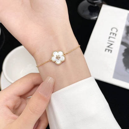 [Stars Jewelry]LUCKY SPRING ROSE GOLD MOP BRACELET