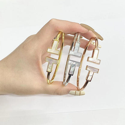 [Stellar jewels]T WIDE MOP OPEN BRACELET