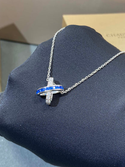 [Stars Jewelry]LIENS DIAMOND SILVER NECKLACE