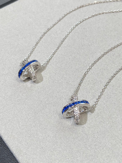 [Stars Jewelry]LIENS DIAMOND SILVER NECKLACE