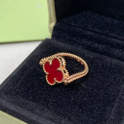 [Stars Jewelry]CLOVER RIVERSIBLE ROSE GOLD RING