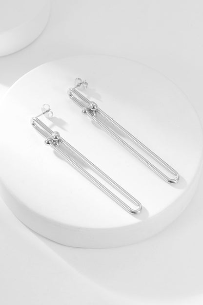 [Stellar jewels]HARDWEAR LONG DROP EARRINGS