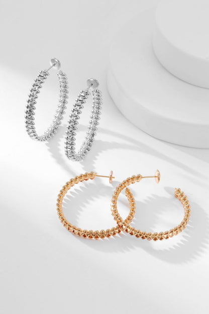 [Stars Jewelry]CLASH HOOP EARRINGS