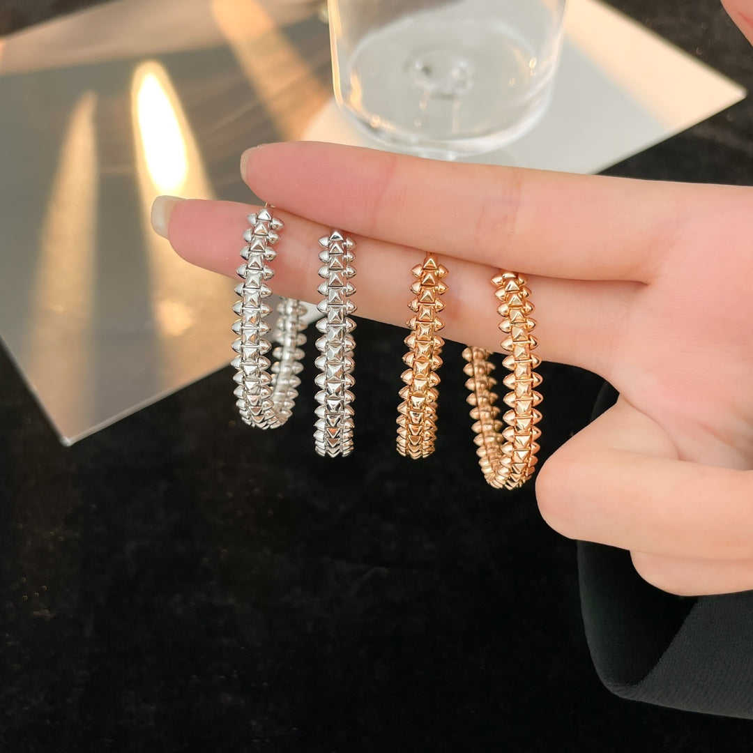 [Stars Jewelry]CLASH HOOP EARRINGS