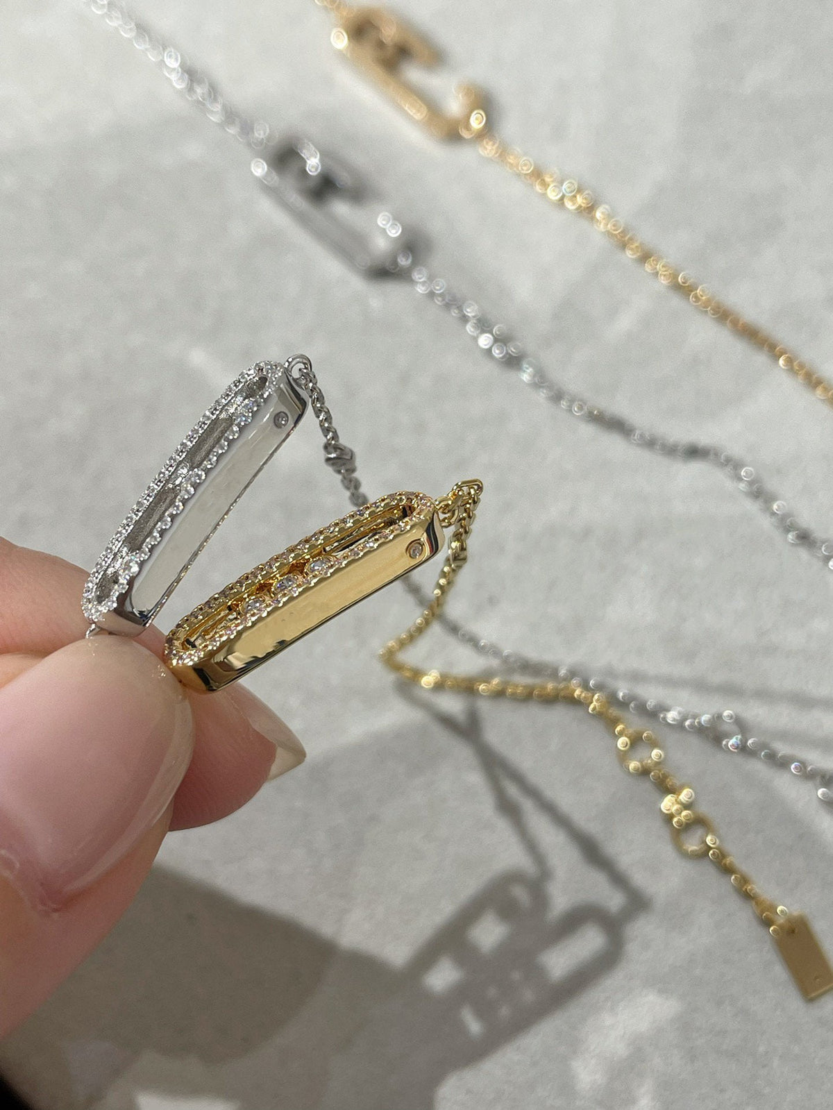 [Stars Jewelry]BABY MOVE DIAMOND BRACELET(Adjustable length)