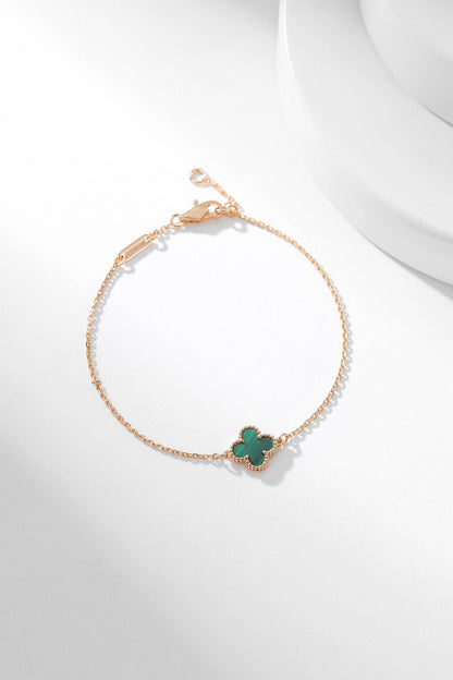 [Stars Jewelry]CLOVER BRACELET MALACHITE 1 MOTIF