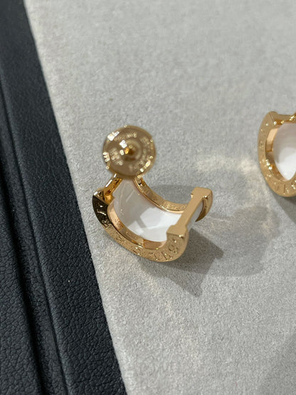 [Stars Jewelry]ZERO 1 PINK GOLD CERAMIC EARRINGS