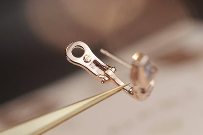 [Stars Jewelry]SERPENT PINK GOLD DIAMOND EARRINGS