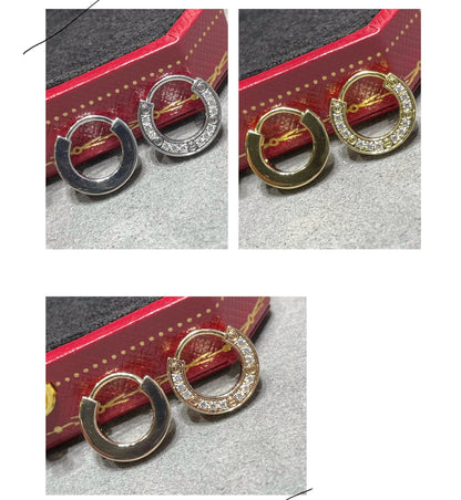 [Stars Jewelry]LOVE DIAMOND EARRINGS