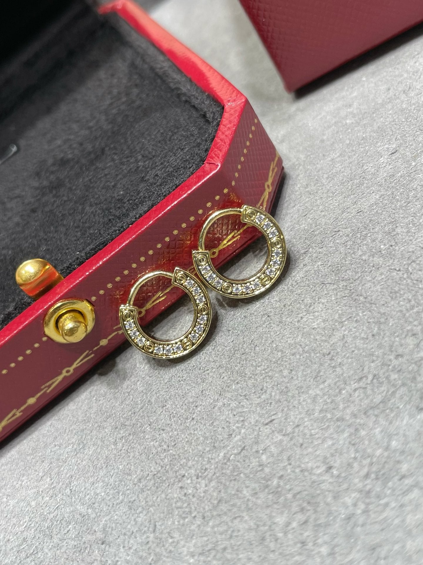[Stars Jewelry]LOVE DIAMOND EARRINGS