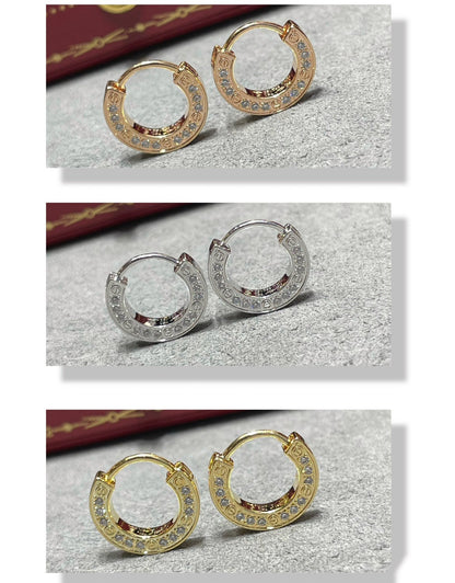 [Stars Jewelry]LOVE DIAMOND EARRINGS