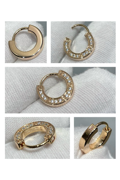 [Stars Jewelry]LOVE DIAMOND EARRINGS