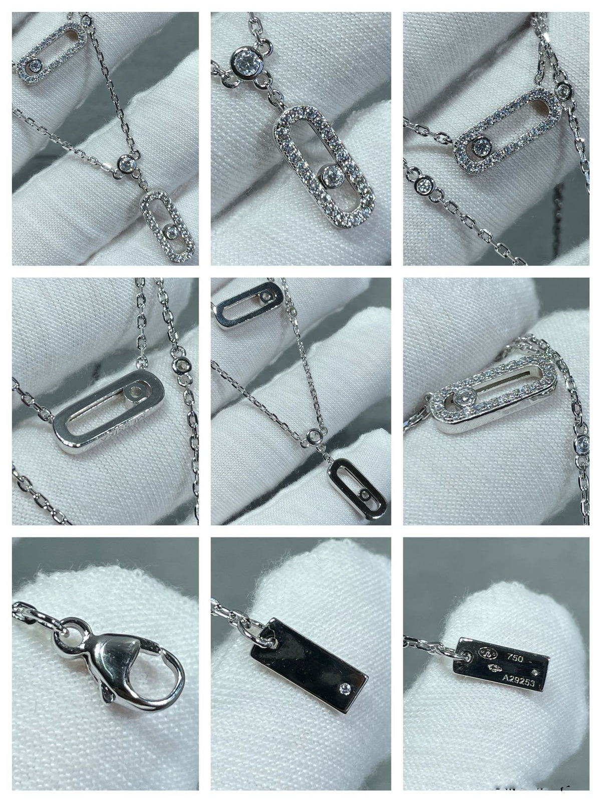 [Stars Jewelry]MOVE 2 ROW DIAMOND NECKLACE