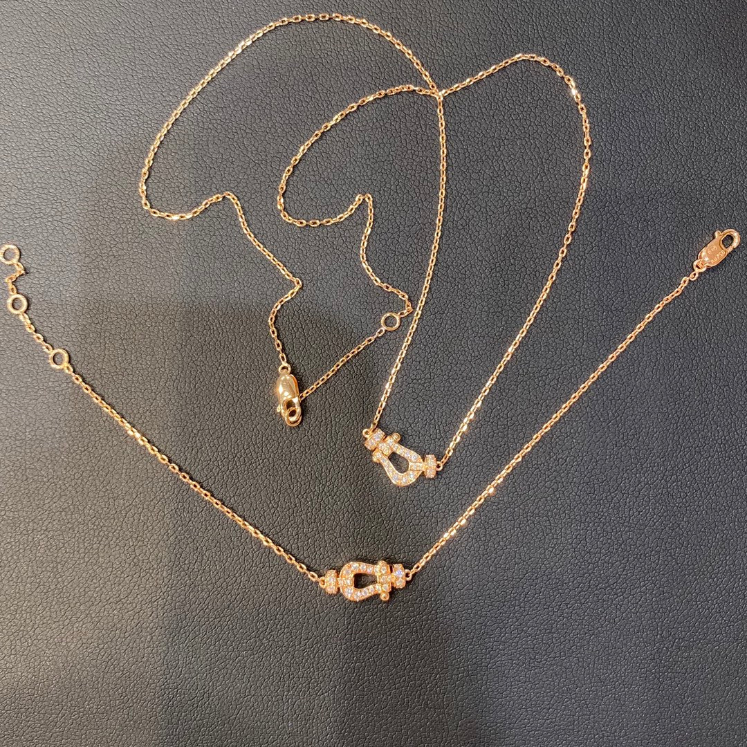 [Stars Jewelry]FORCE 10 DIAMOND PINK GOLD NECKLACE MINI MODEL