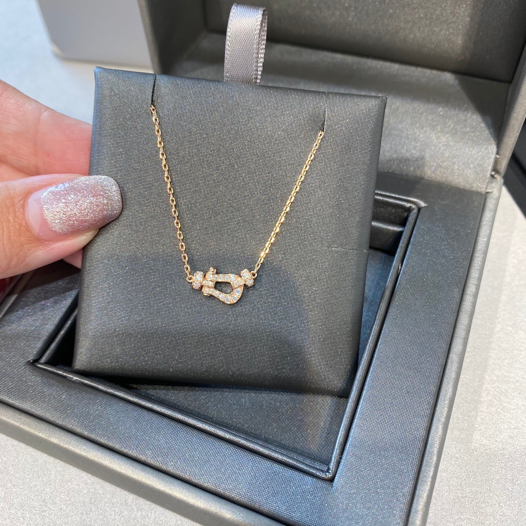 [Stars Jewelry]FORCE 10 DIAMOND PINK GOLD NECKLACE MINI MODEL
