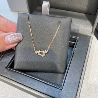 [Stars Jewelry]FORCE 10 DIAMOND PINK GOLD NECKLACE MINI MODEL