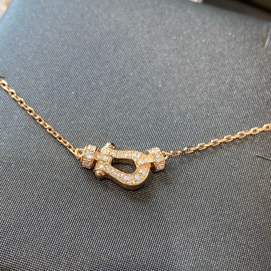 [Stars Jewelry]FORCE 10 DIAMOND PINK GOLD NECKLACE MINI MODEL