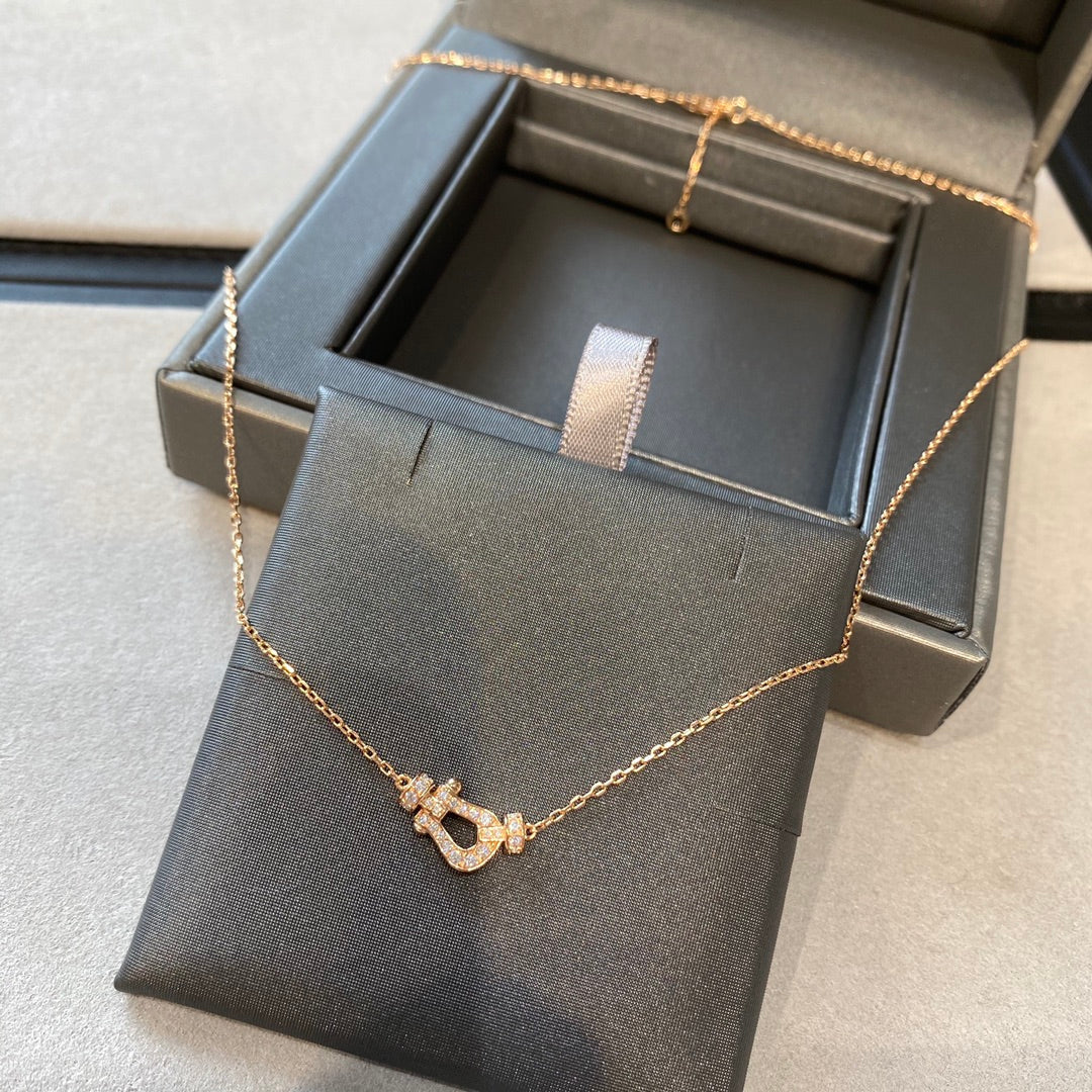[Stars Jewelry]FORCE 10 DIAMOND PINK GOLD NECKLACE MINI MODEL