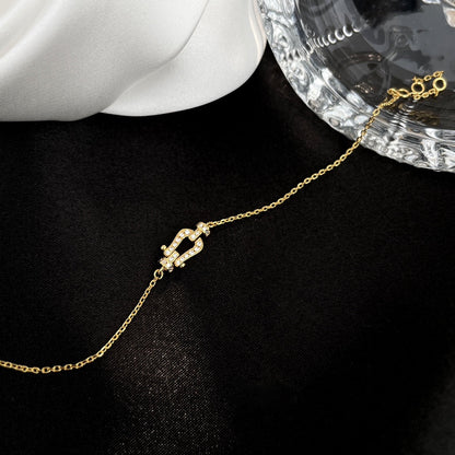 [Stars Jewelry]FORCE 10 FULL DIAMOND BUCKLE CHAIN LINK MINI MODEL