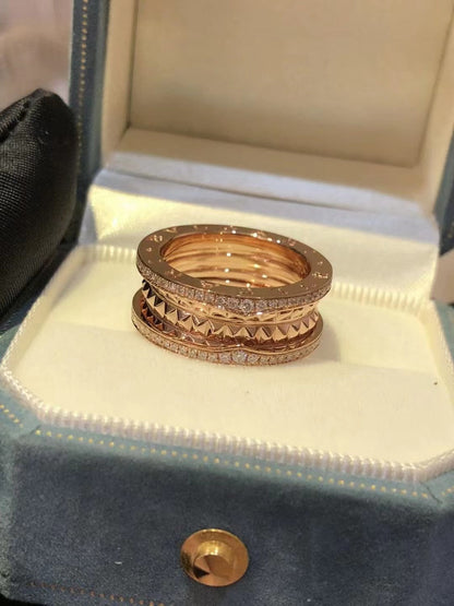 [Stars Jewelry]ZERO 1 ROCK DIAMOND PINK GOLD