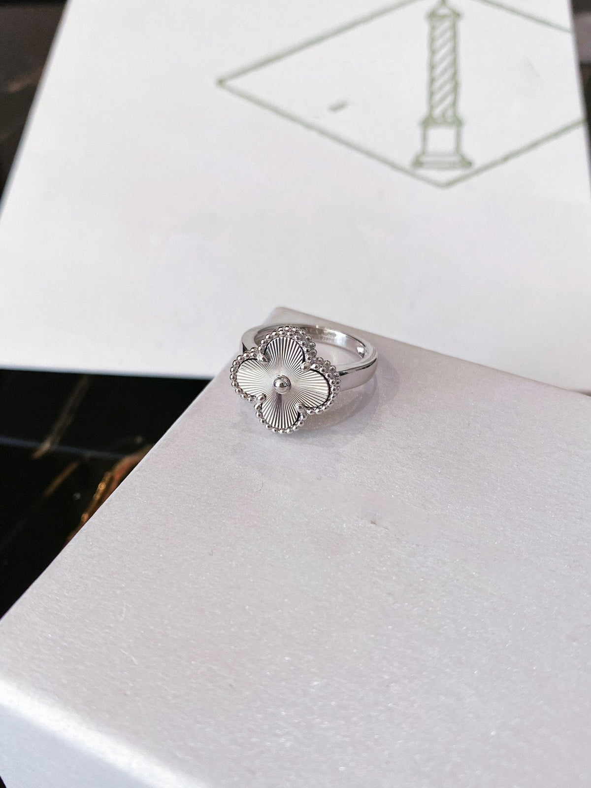 [Stars Jewelry]CLOVER SILVER RING