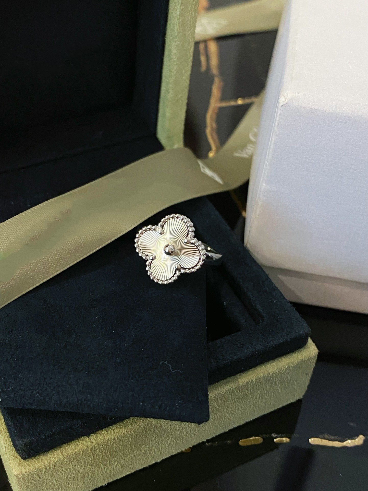 [Stars Jewelry]CLOVER SILVER RING
