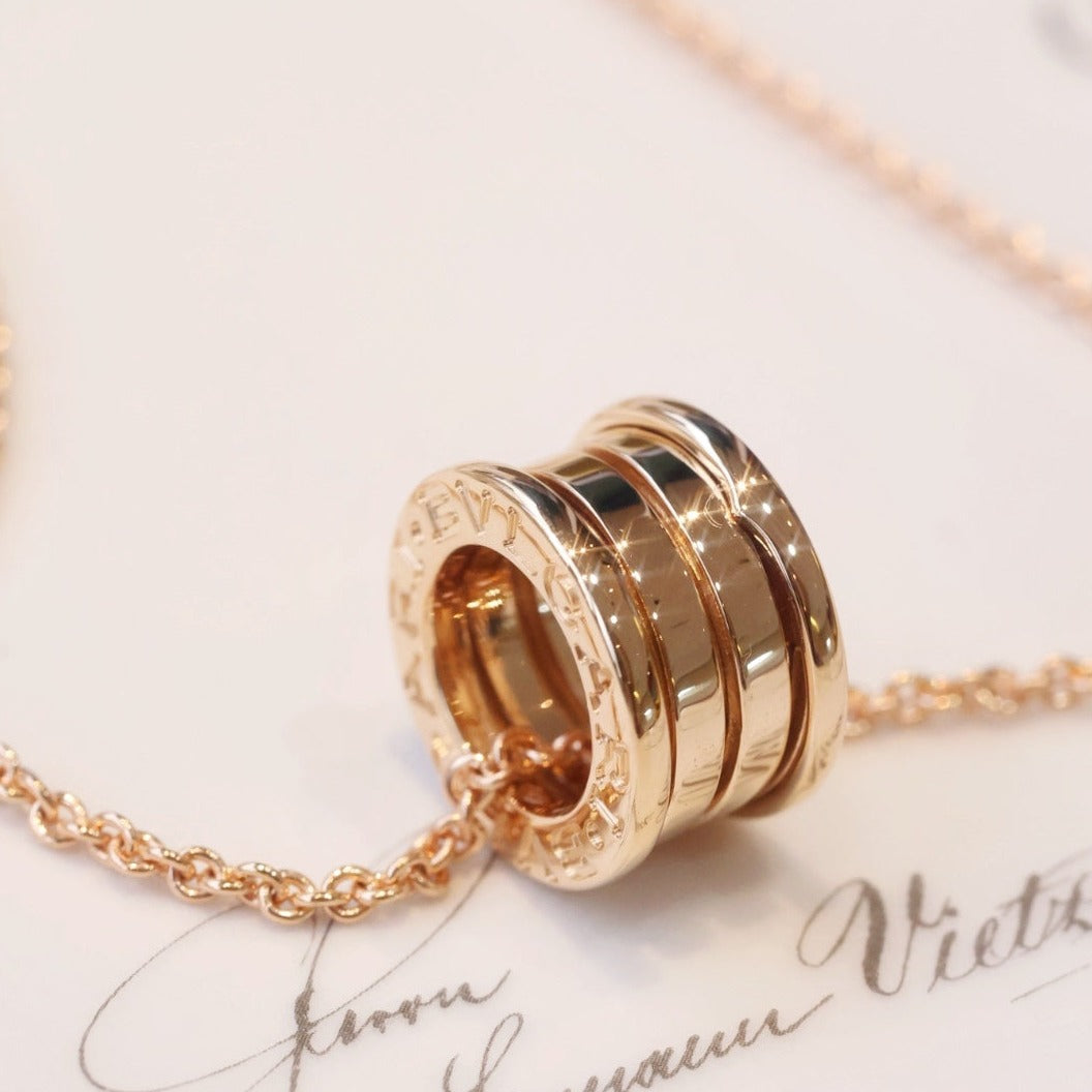 [Stars Jewelry]ZERO 1 PINK GOLD NECKLACE