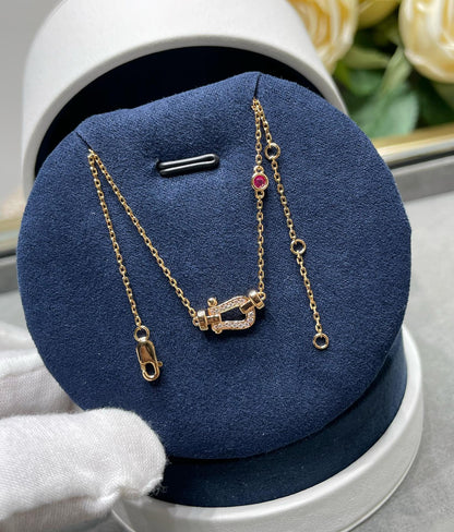 [Stars Jewelry]FORCE 10 DIAMOND PINK GOLD NECKLACE