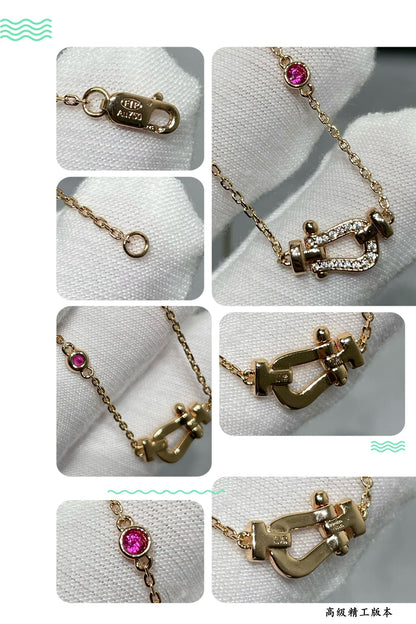 [Stars Jewelry]FORCE 10 DIAMOND PINK GOLD NECKLACE